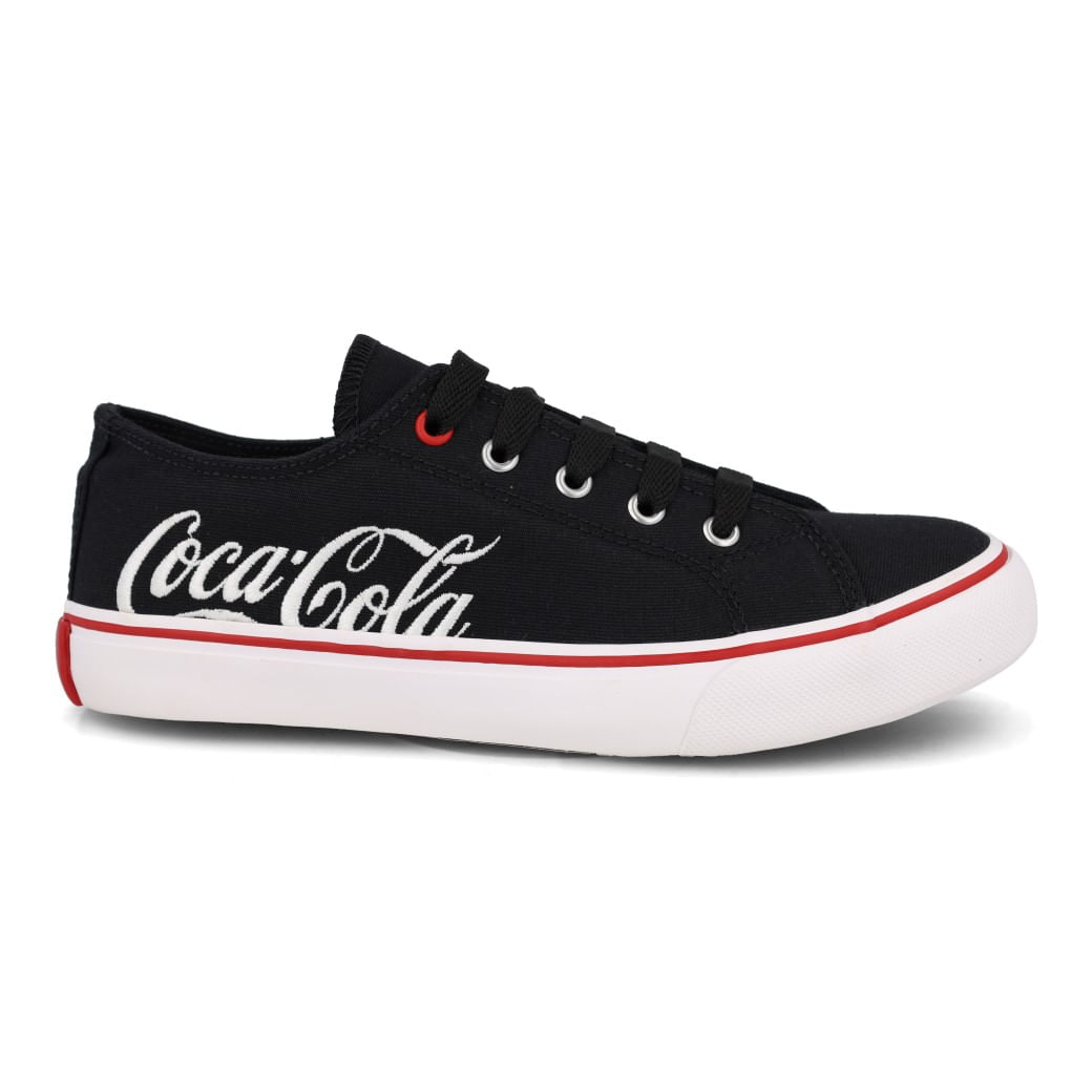 Coca Cola Tenis WOOSTER CANVAS CC2452-PTO-BCO Preto-Branco Sint_3__